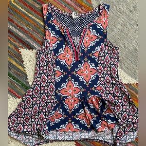 Anthropologie bohemian tank